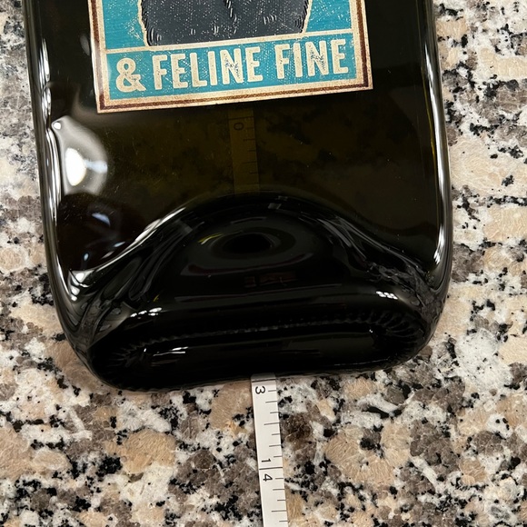 Flattened Wine Bottle Decor - Picture 4 of 5